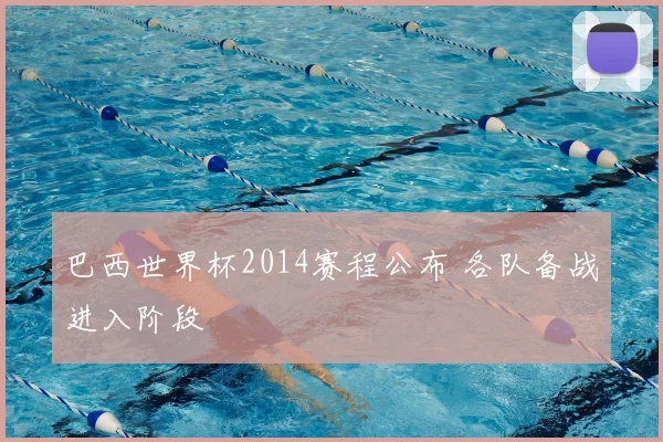 巴西世界杯2014赛程公布 各队备战进入阶段